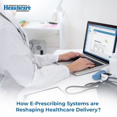 Doctor reviewing patient E-Prescribing