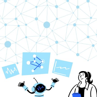 Lung cancer screening illustration with AI technology integration